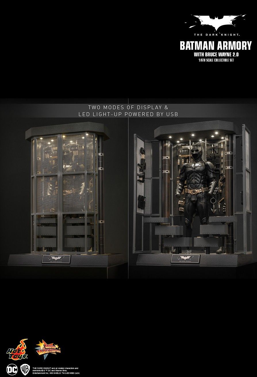 Hot Toys MMS750 - DC Comics - Batman : The Dark Knight - Batman Armory & Bruce Wayne【Pre-Order】