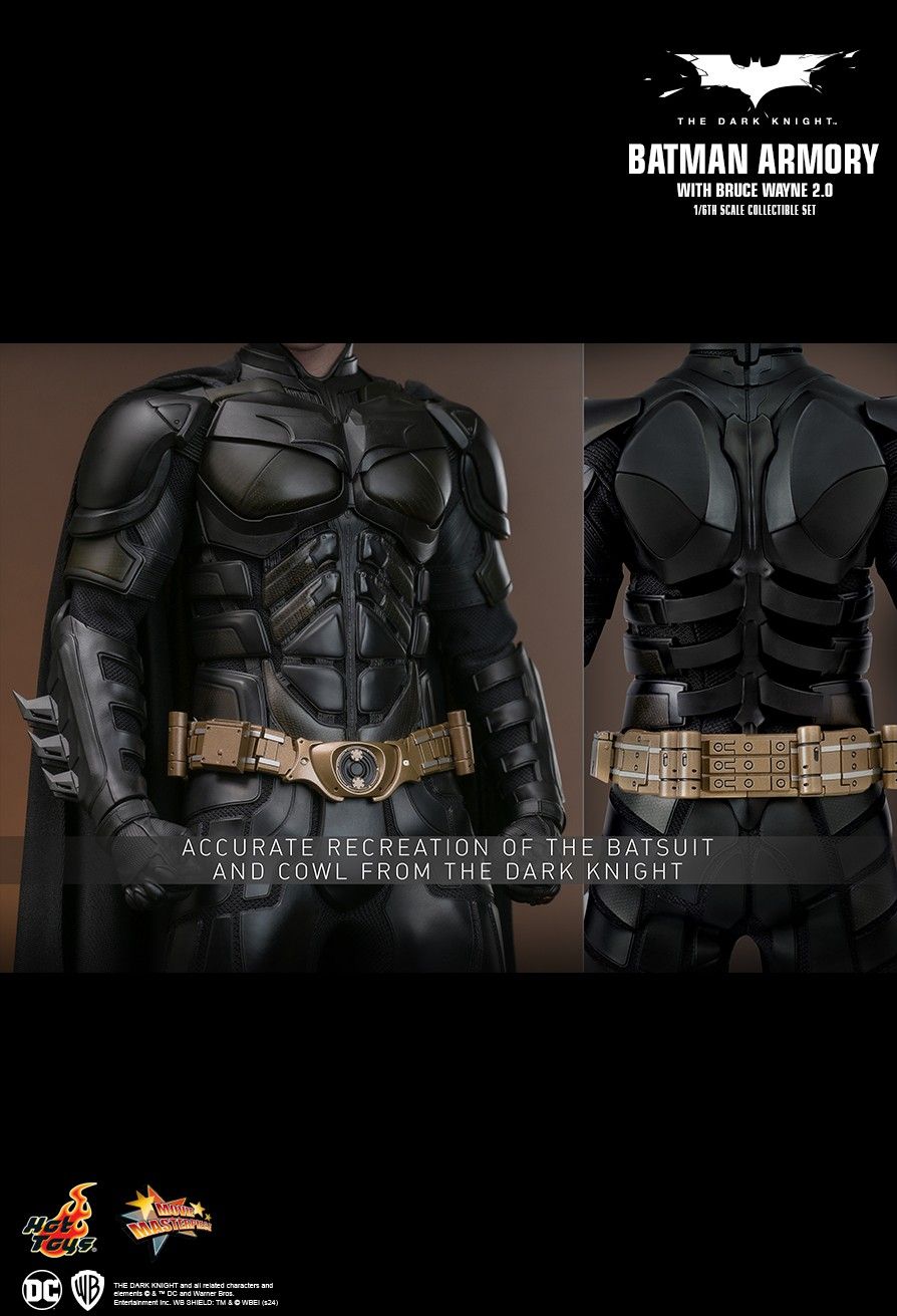 Hot Toys MMS750 - DC Comics - Batman : The Dark Knight - Batman Armory & Bruce Wayne【Pre-Order】