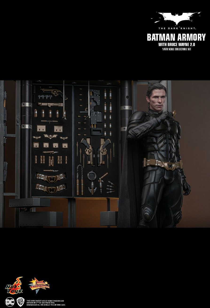 Hot Toys MMS750 - DC Comics - Batman : The Dark Knight - Batman Armory & Bruce Wayne【Pre-Order】