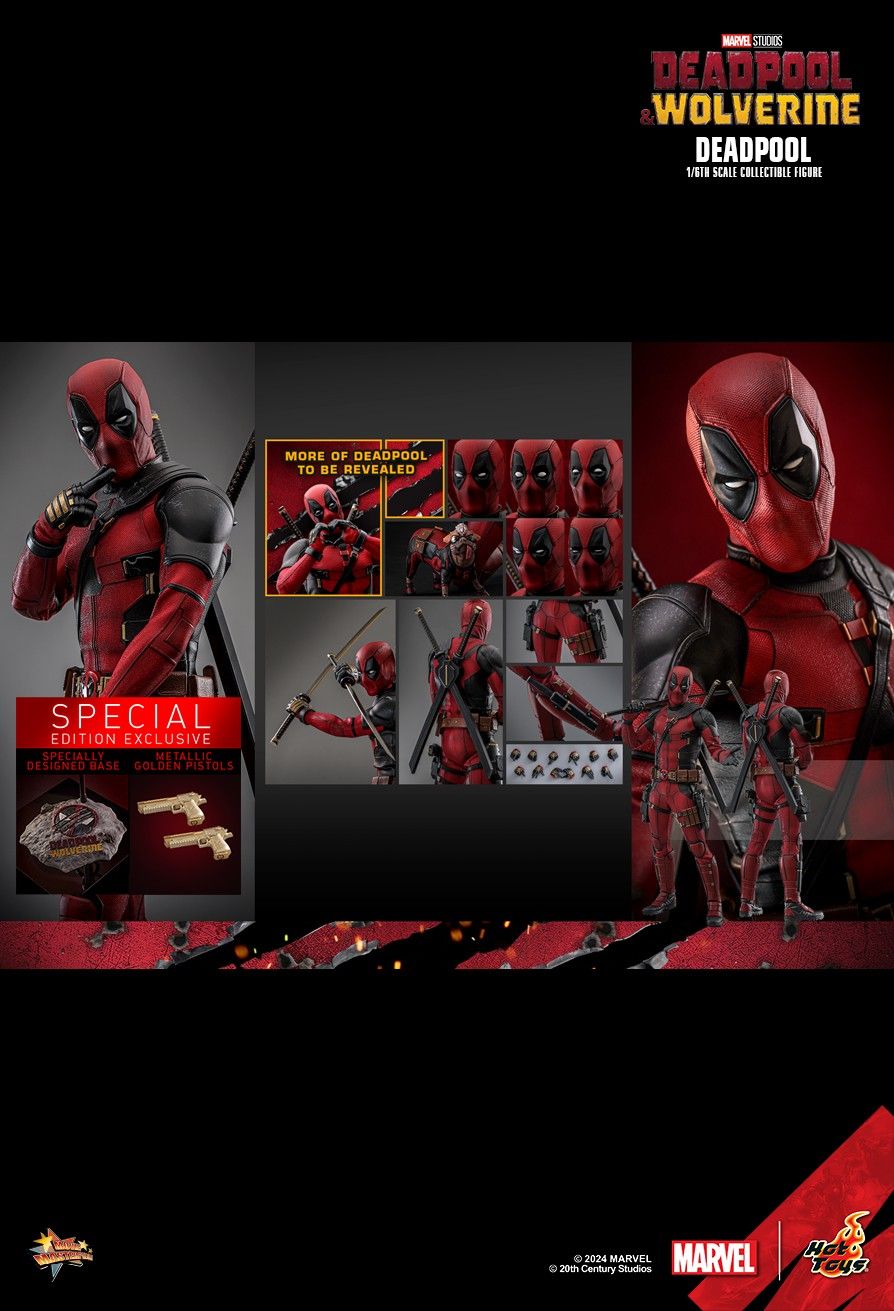 Hot Toys MMS746B - Marvel Comics - Deadpool & Wolverine - Deadpool【Pre-Order】