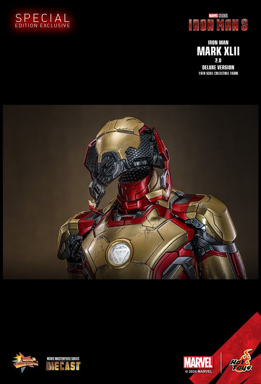 Hot Toys MMS759D66B - Marvel Comics - Iron Man 3 - Iron Man Mark XLII【Pre-Order】