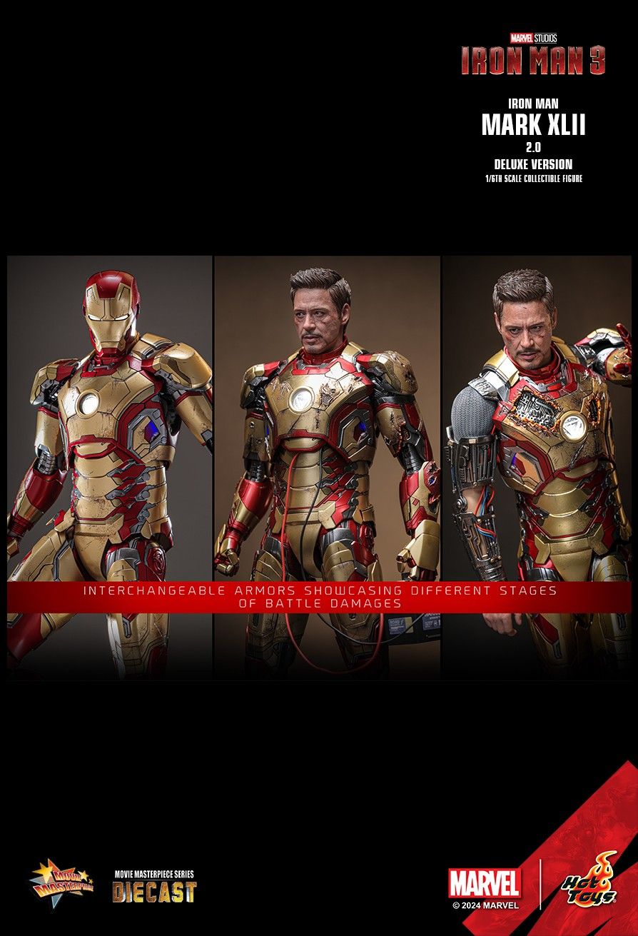 Hot Toys MMS759D66B - Marvel Comics - Iron Man 3 - Iron Man Mark XLII【Pre-Order】