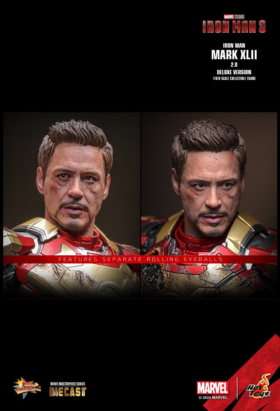 Hot Toys MMS759D66 - Marvel Comics - Iron Man 3 - Iron Man Mark XLII【Pre-Order】