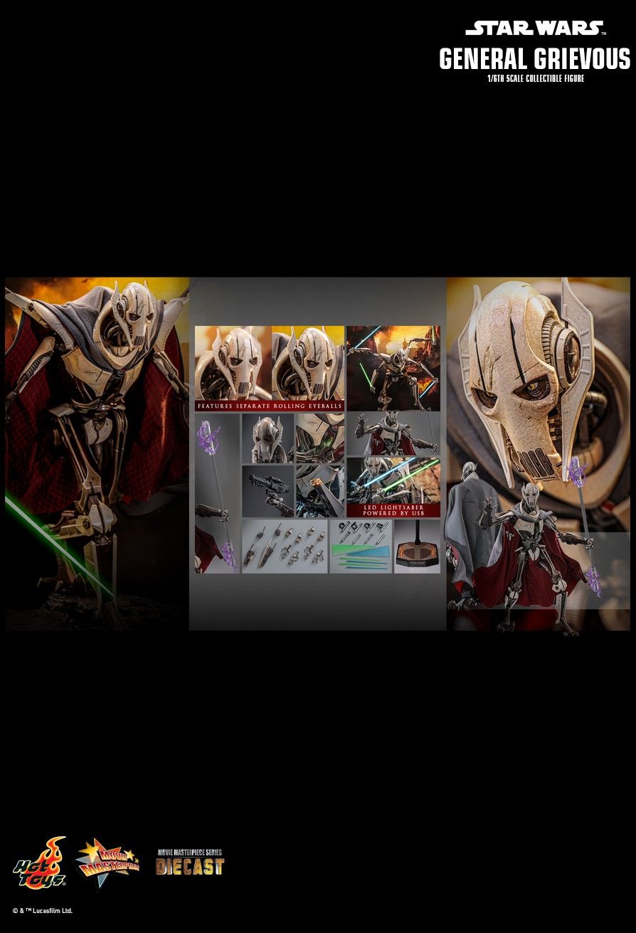 Hot Toys MMS760D67 - Star Wars : Revenge Of The Sith - General Grievous【Pre-Order】