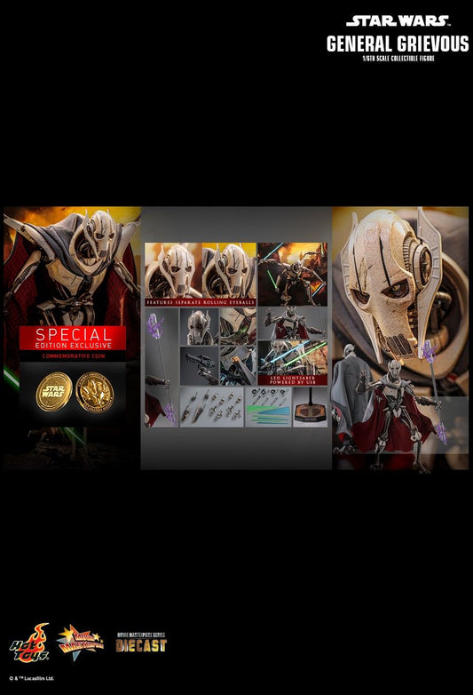 Hot Toys MMS760D67B - Star Wars : Revenge Of The Sith - General Grievous【Pre-Order】