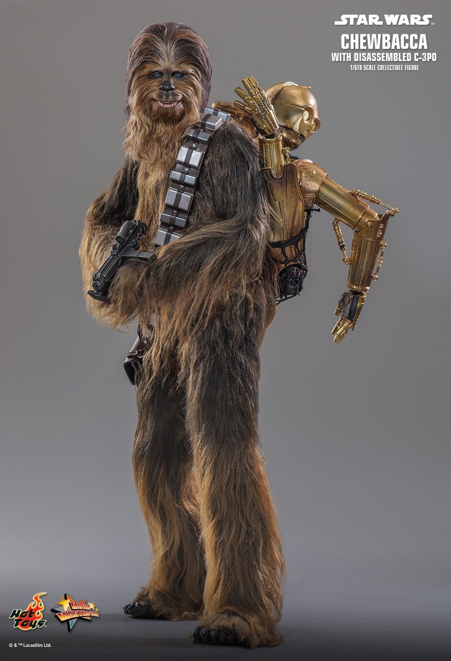 Hot Toys MMS766 - Star Wars : The Empire Strikes Back - Chewbacca & Disassembled C-3PO【Pre-Order】