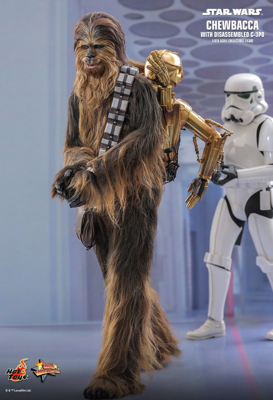 Hot Toys MMS766 - Star Wars : The Empire Strikes Back - Chewbacca & Disassembled C-3PO【Pre-Order】