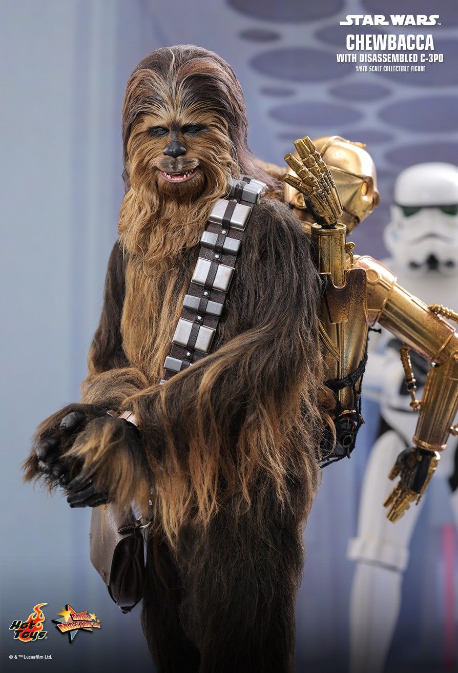 Hot Toys MMS766 - Star Wars : The Empire Strikes Back - Chewbacca & Disassembled C-3PO【Pre-Order】