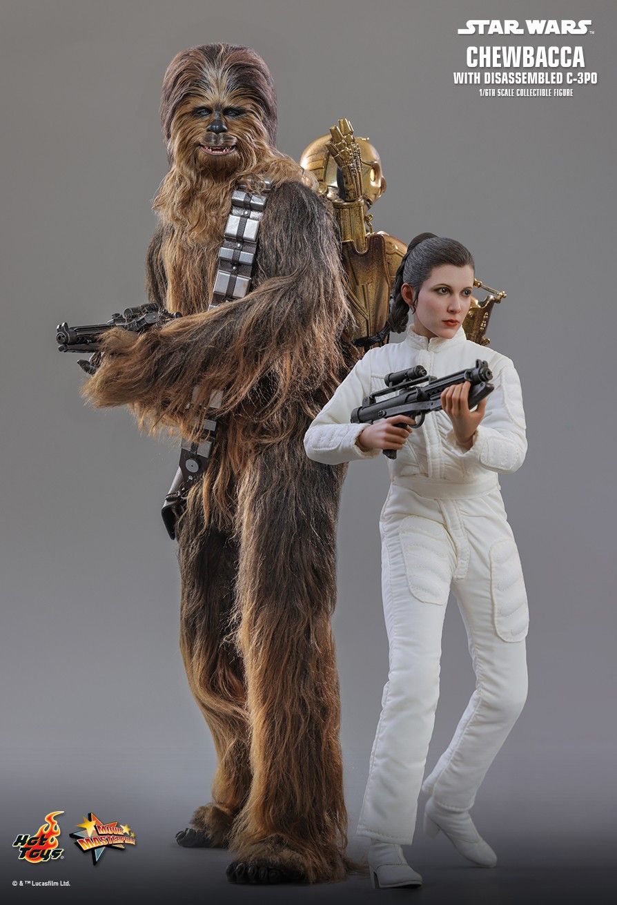 Hot Toys MMS766 - Star Wars : The Empire Strikes Back - Chewbacca & Disassembled C-3PO【Pre-Order】