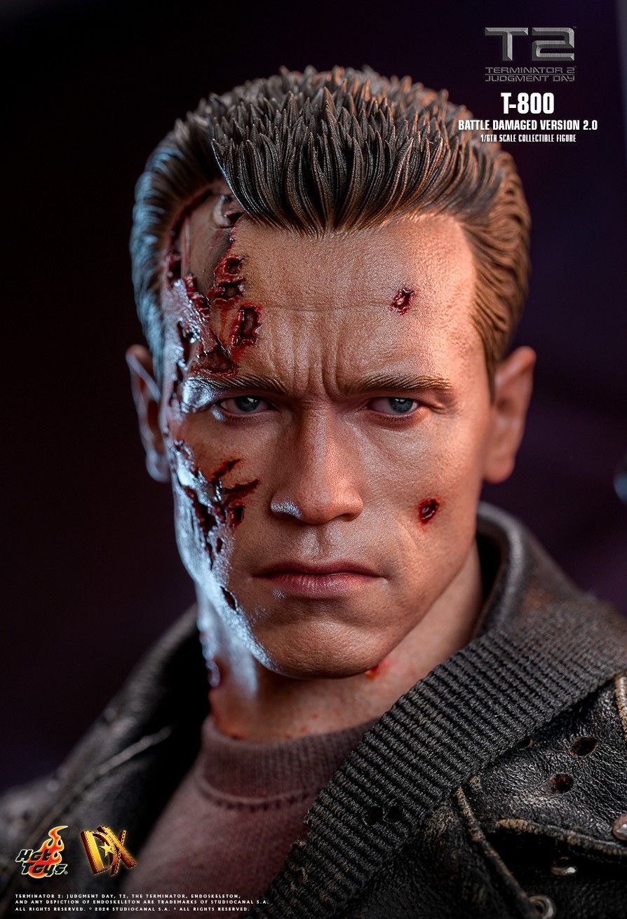 Hot Toys DX46 - Terminator 2 : Judgment Day - T800 Battle Damaged Version【Pre-Order】