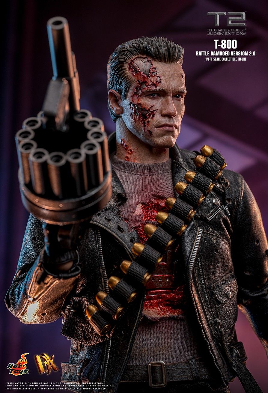 Hot Toys DX46 - Terminator 2 : Judgment Day - T800 Battle Damaged Version【Pre-Order】