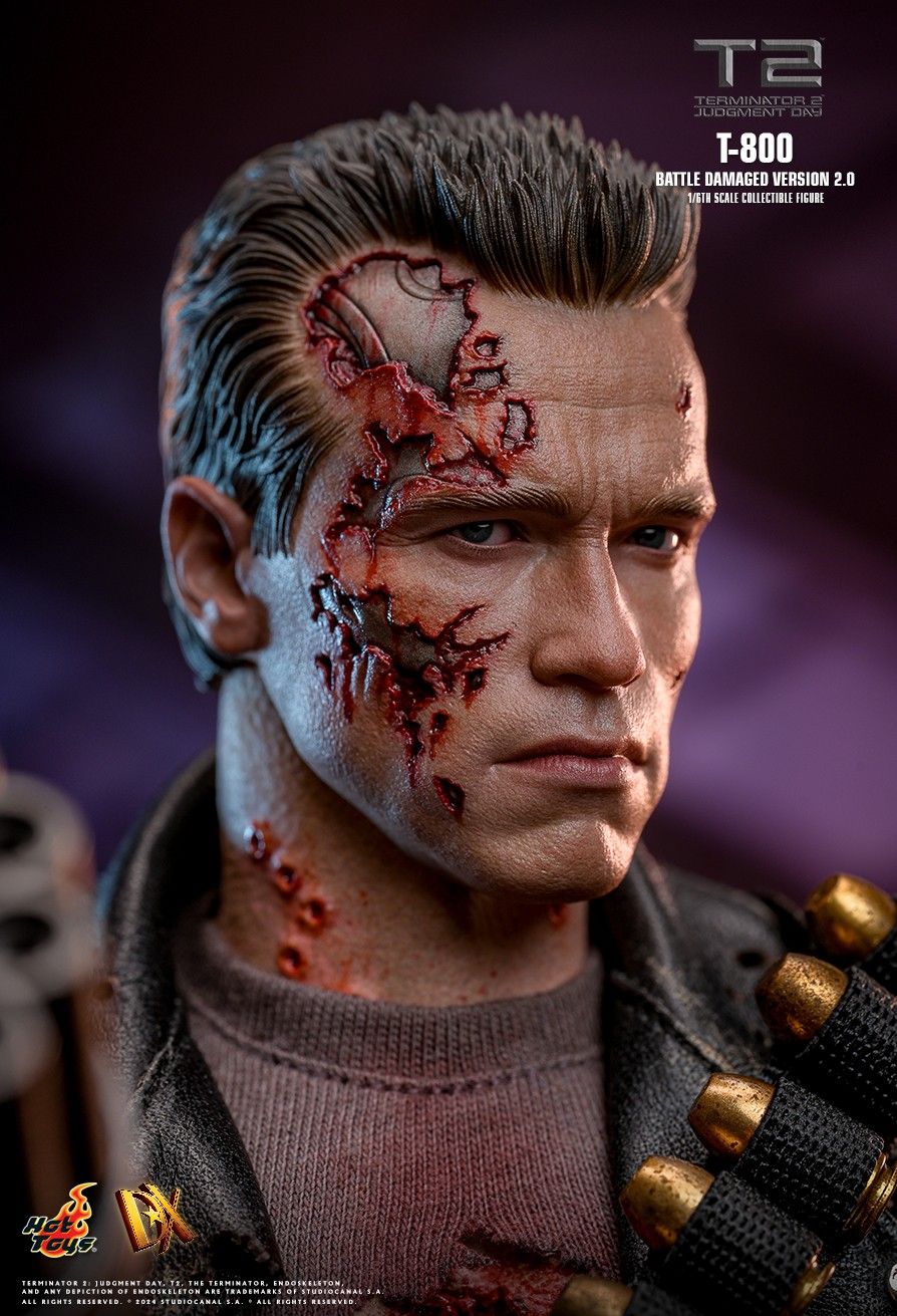 Hot Toys DX46 - Terminator 2 : Judgment Day - T800 Battle Damaged Version【Pre-Order】