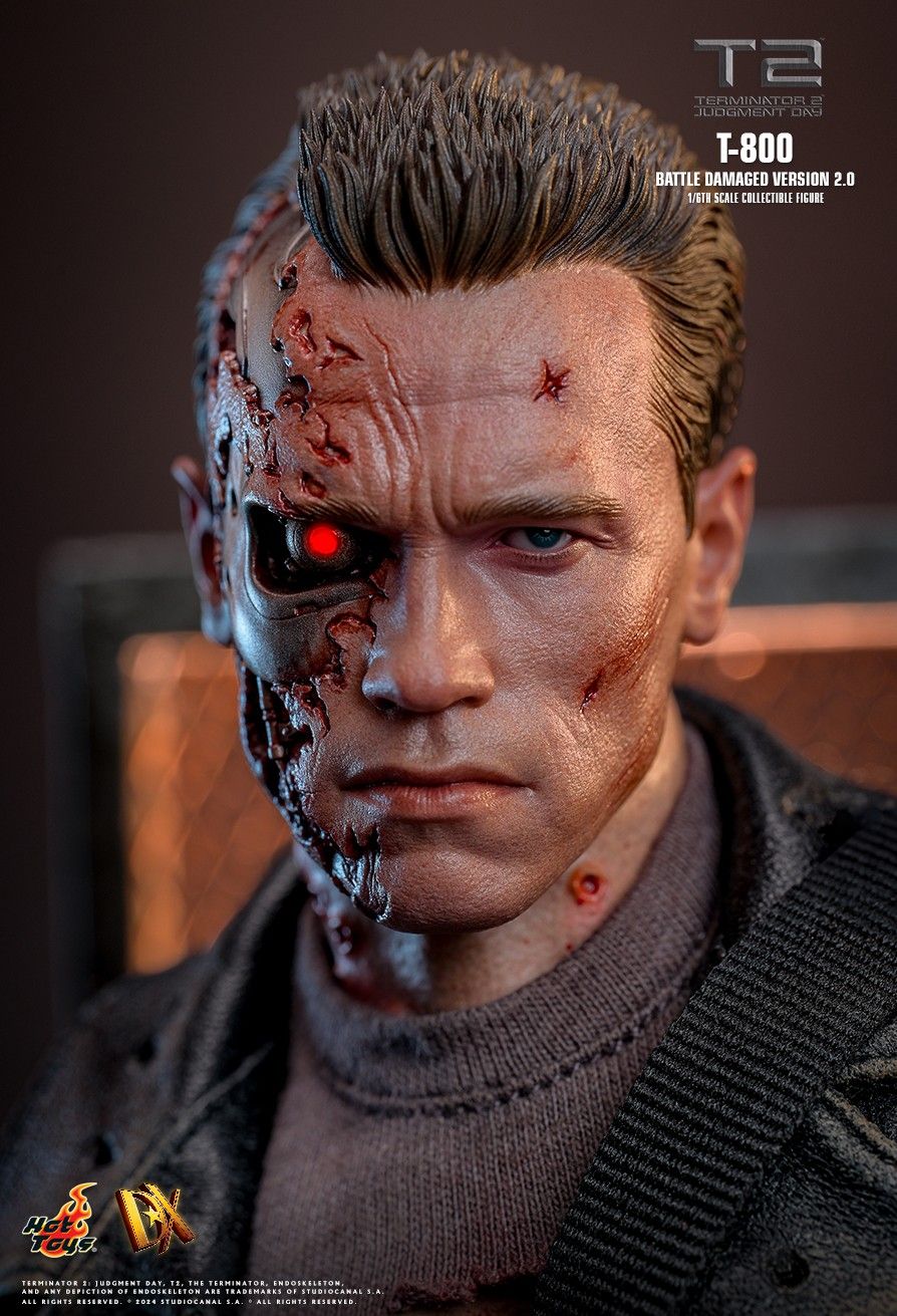 Hot Toys DX46 - Terminator 2 : Judgment Day - T800 Battle Damaged Version【Pre-Order】