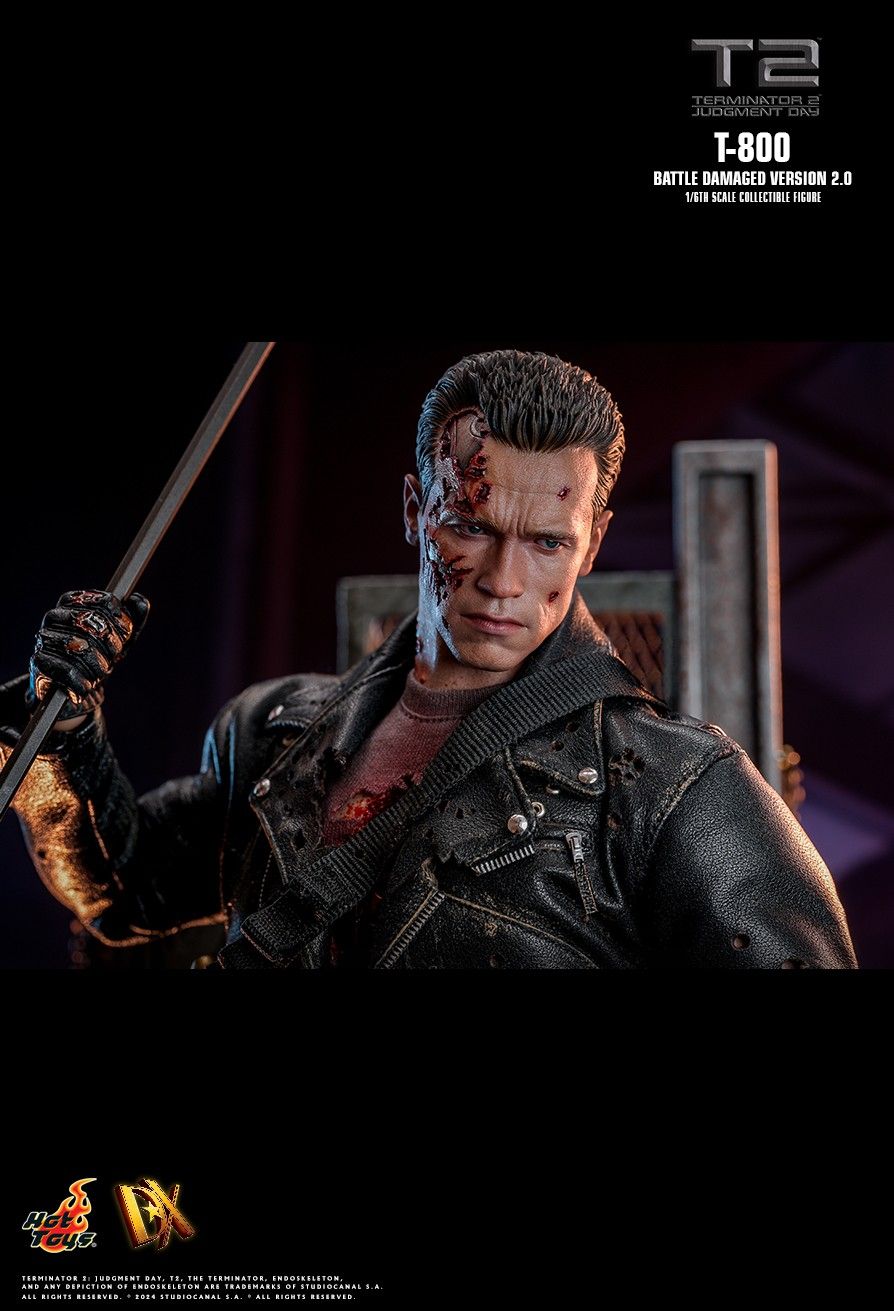 Hot Toys DX46 - Terminator 2 : Judgment Day - T800 Battle Damaged Version【Pre-Order】