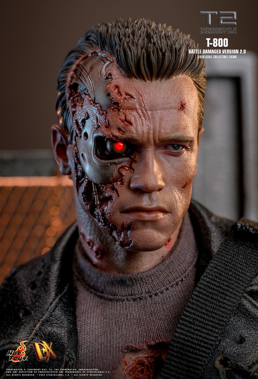 Hot Toys DX46 - Terminator 2 : Judgment Day - T800 Battle Damaged Version【Pre-Order】