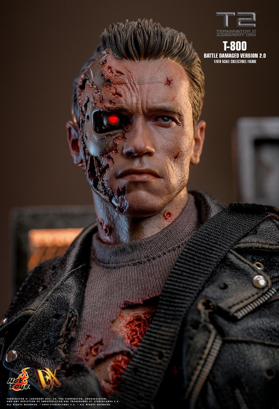 Hot Toys DX46 - Terminator 2 : Judgment Day - T800 Battle Damaged Version【Pre-Order】