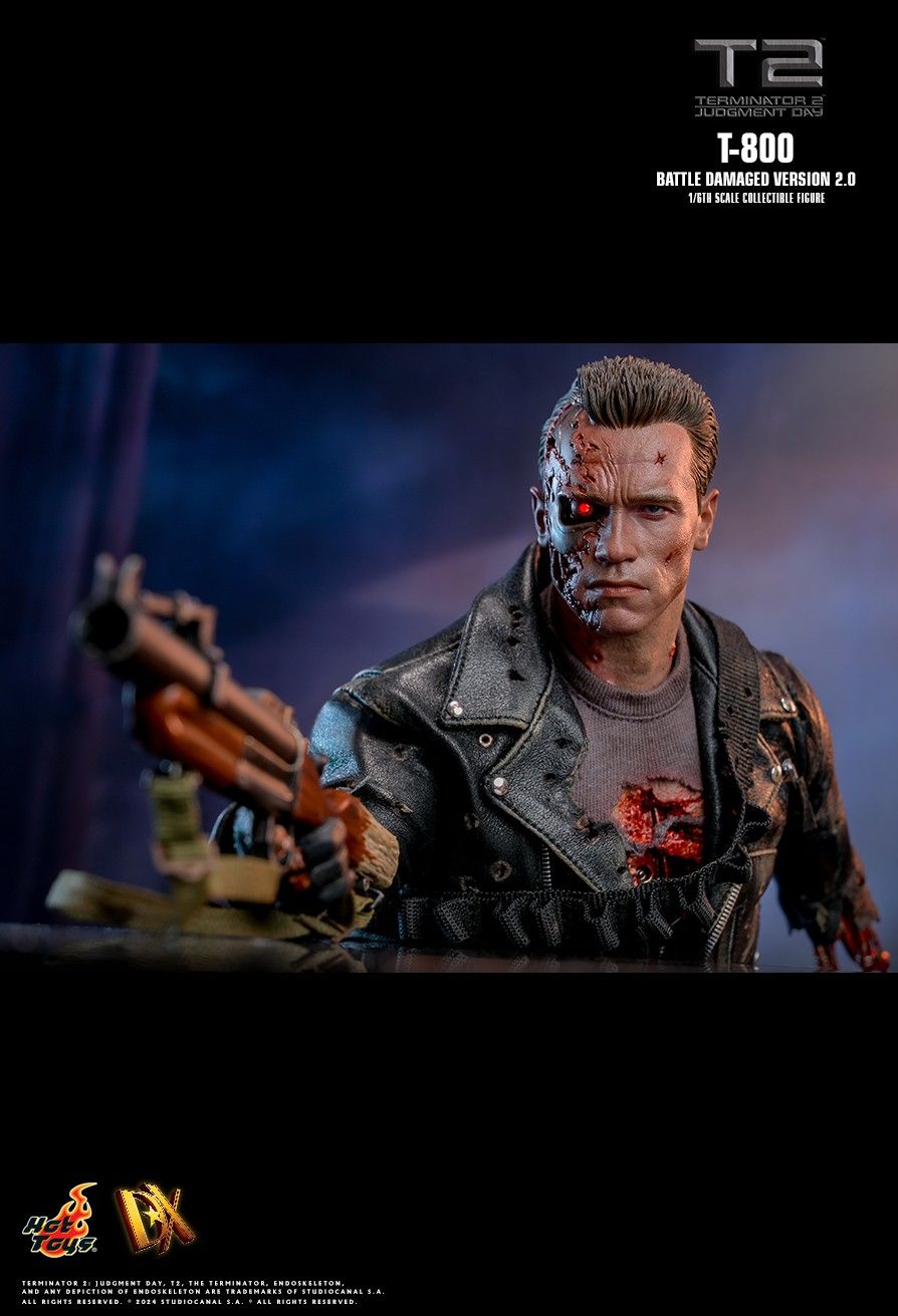 Hot Toys DX46 - Terminator 2 : Judgment Day - T800 Battle Damaged Version【Pre-Order】