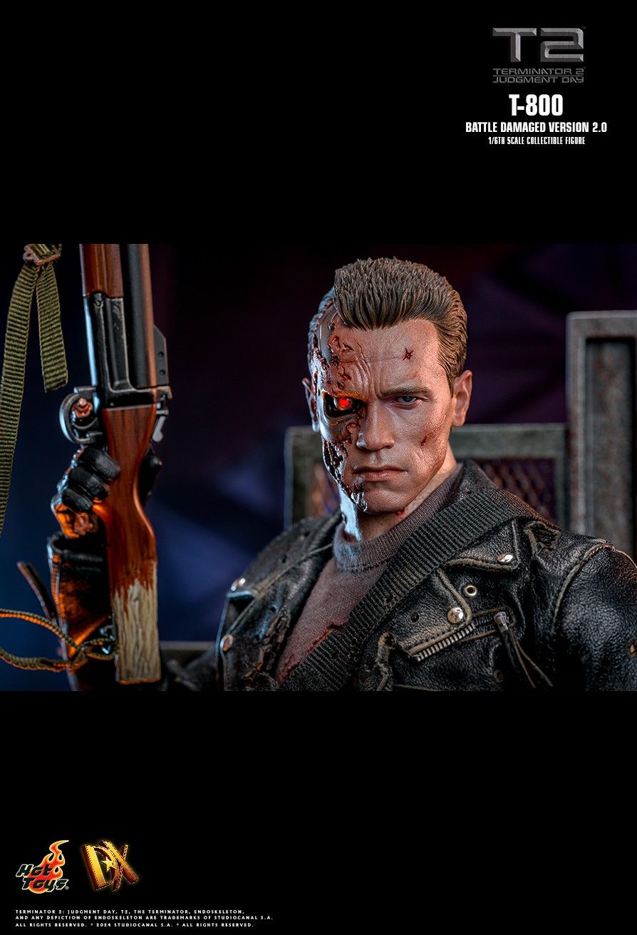 Hot Toys DX46 - Terminator 2 : Judgment Day - T800 Battle Damaged Version【Pre-Order】