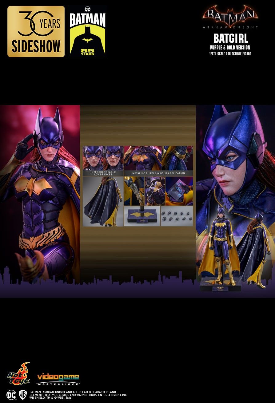 Hot Toys VGM65 - Batman: Arkham Knight - Batgirl Purple & Gold Version【Pre-Order】