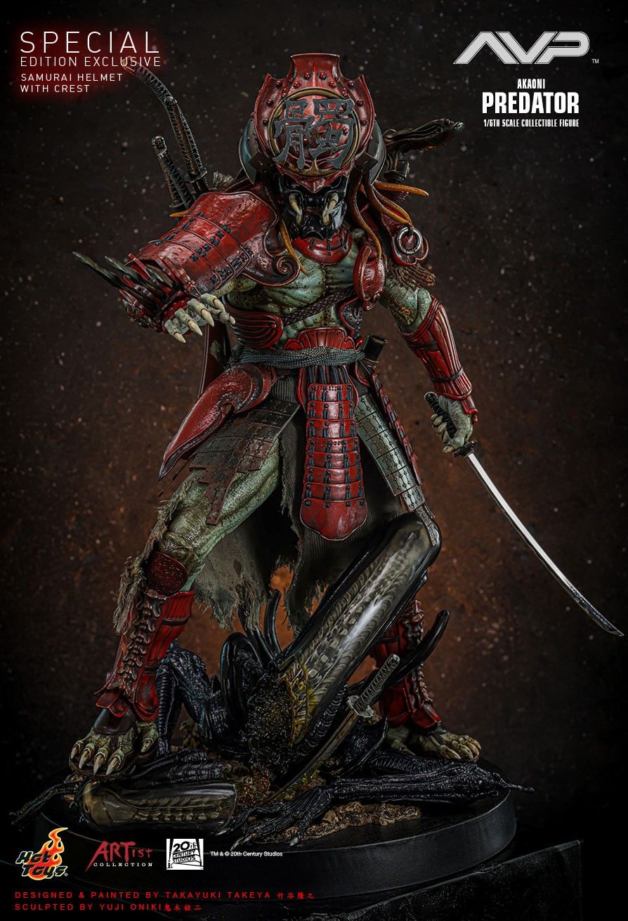 Hot Toys AC06B - Alien VS. Predator - Akaoni Samurai Predator【Pre-Order】