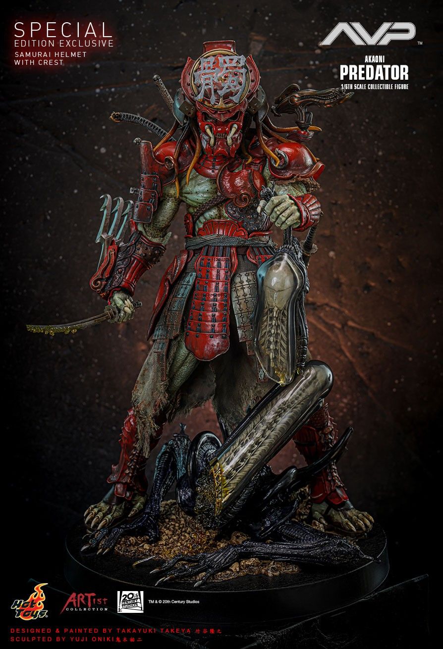 Hot Toys AC06B - Alien VS. Predator - Akaoni Samurai Predator【Pre-Order】