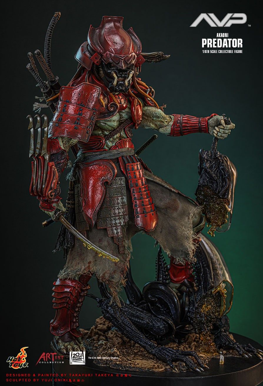 Hot Toys AC06 - Alien VS. Predator - Akaoni Samurai Predator【Pre-Order】