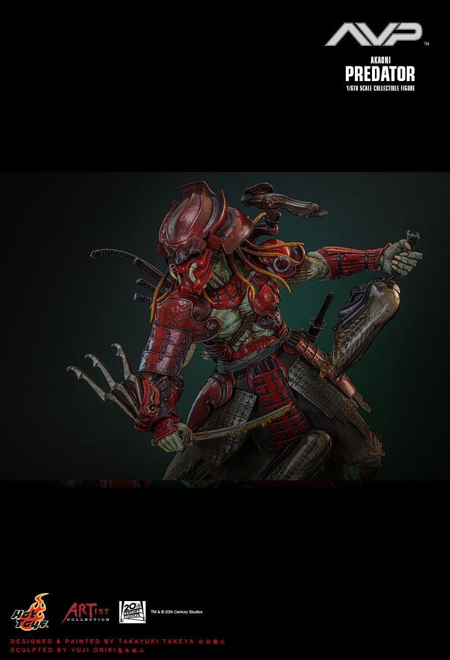 Hot Toys AC06B - Alien VS. Predator - Akaoni Samurai Predator【Pre-Order】