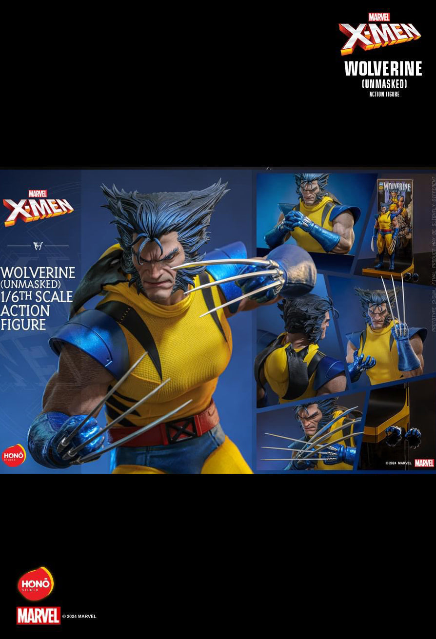 Hot Toys HS06 - Marvel Comics - X-Men - Wolverine Unmasked【Pre-Order】