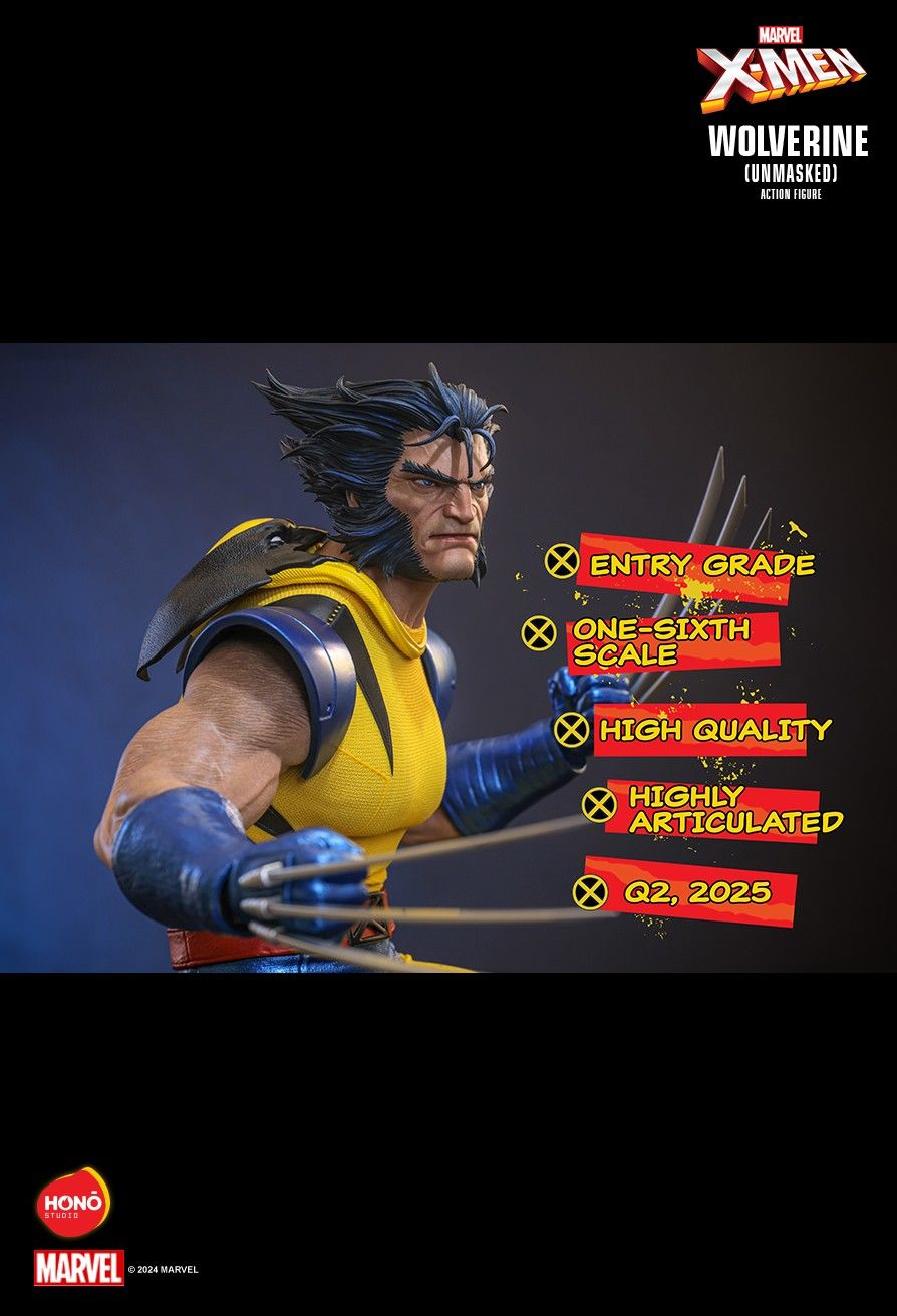 Hot Toys HS06 - Marvel Comics - X-Men - Wolverine Unmasked【Pre-Order】