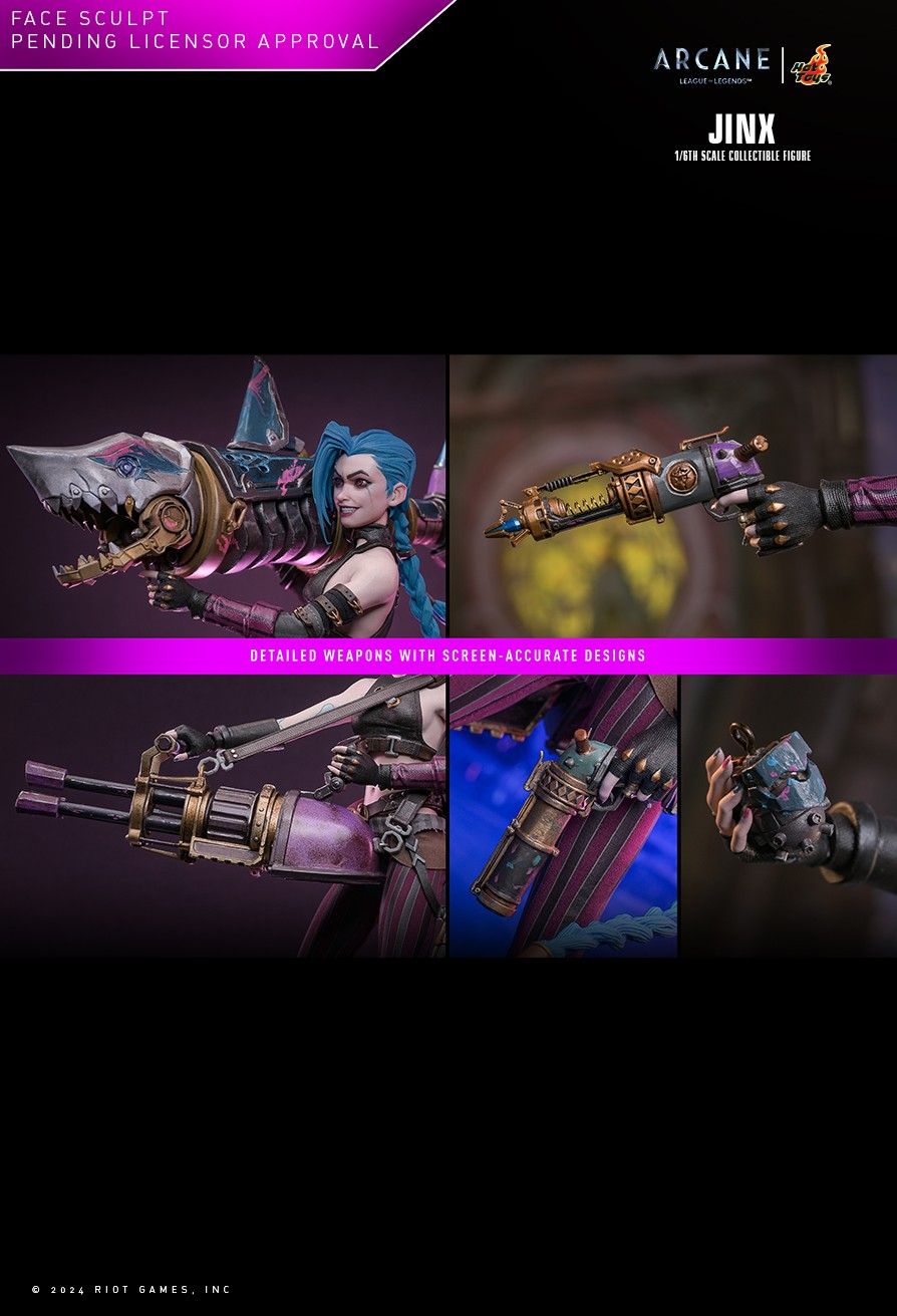 Hot Toys TMS137 - Riot - League Of Legends : Arcane - Jinx【Pre-Order】