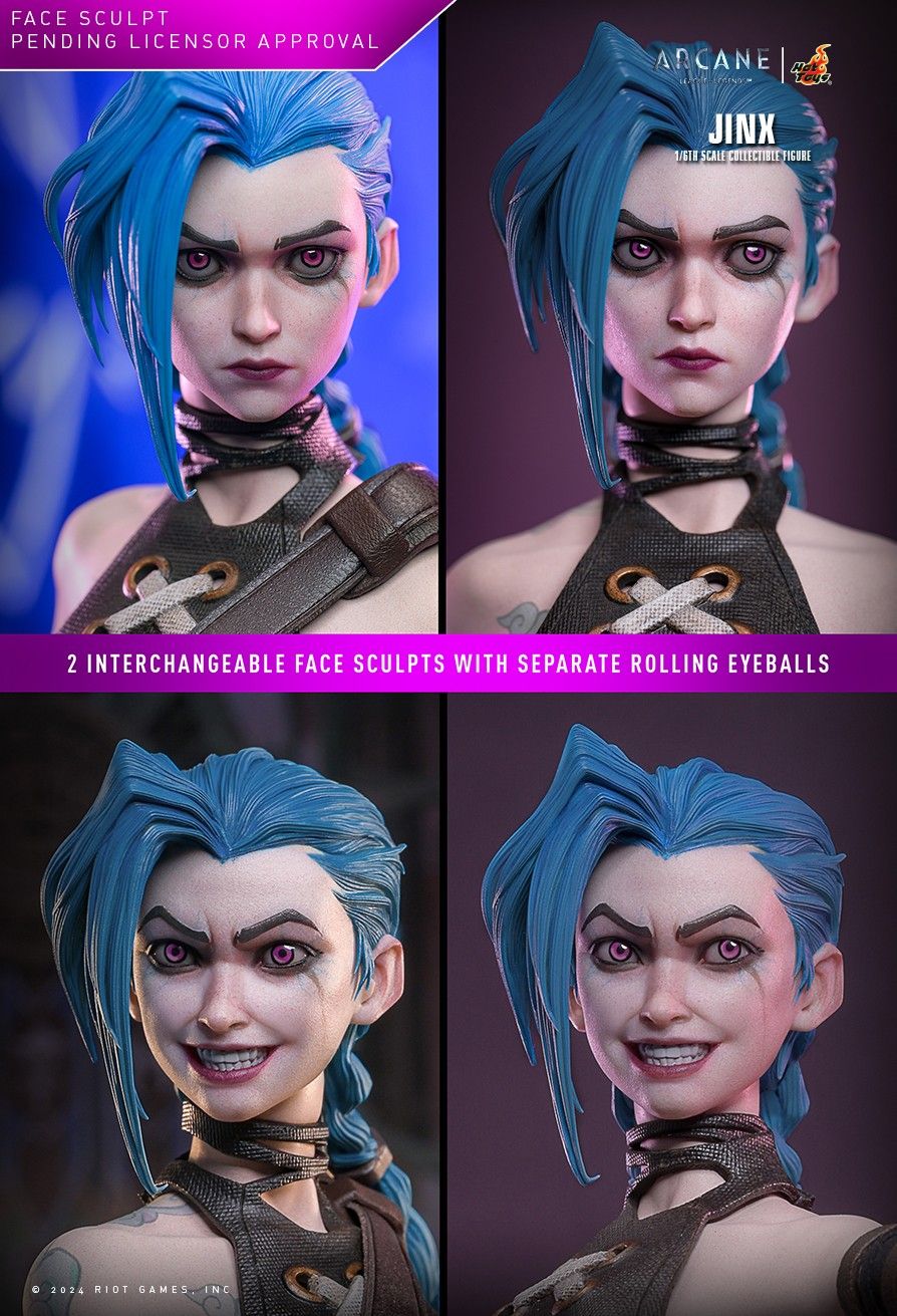 Hot Toys TMS137 - Riot - League Of Legends : Arcane - Jinx【Pre-Order】