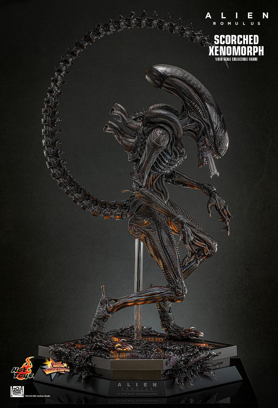 Hot Toys MMS784 - Alien : Romulus - Scorched Xenomorph【Pre-Order】