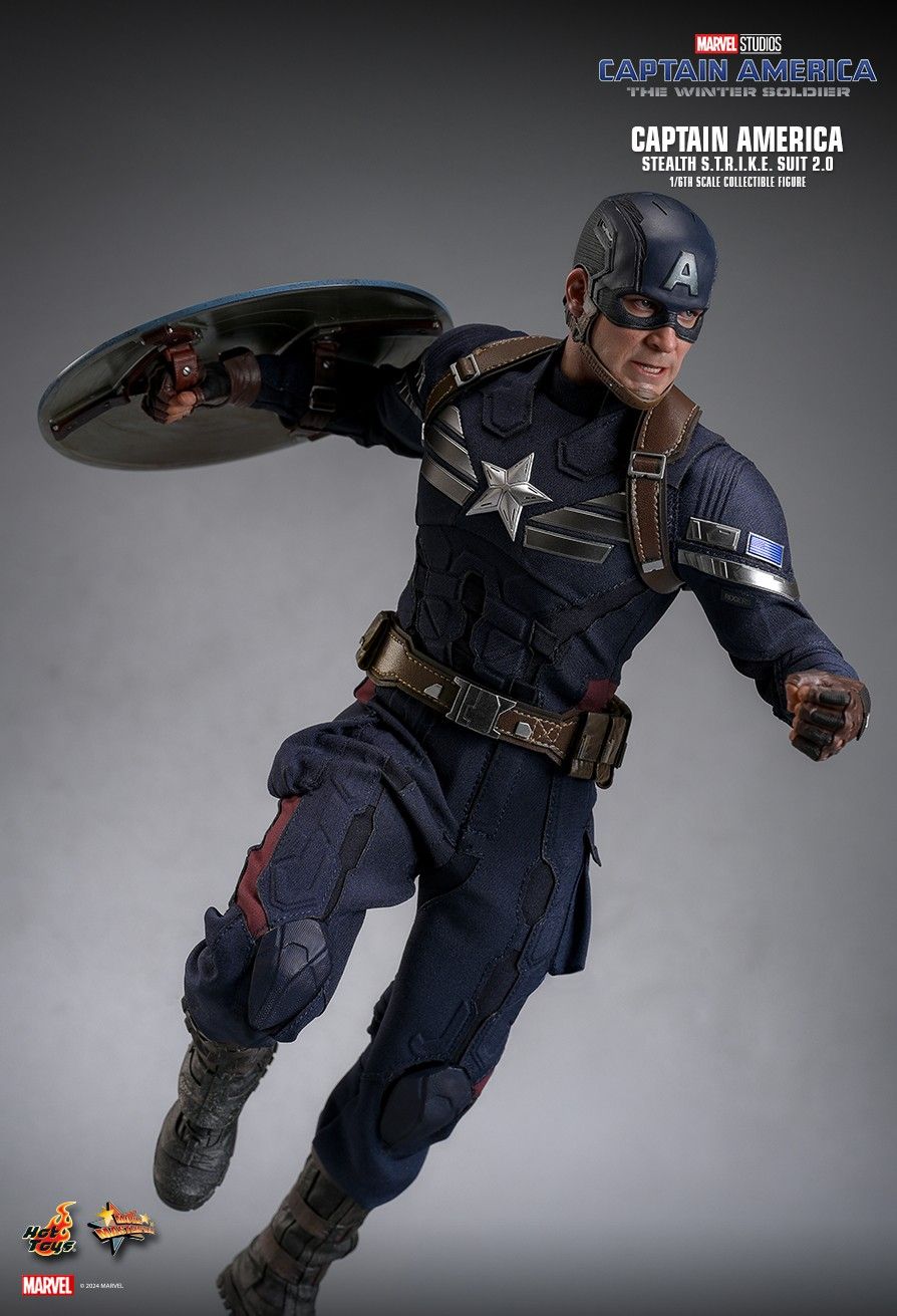 Hot Toys MMS783 - Marvel Comics - Captain America : The Winter Soldier - Captain America Stealth S.T.R.I.K.E Suit【Pre-Order】