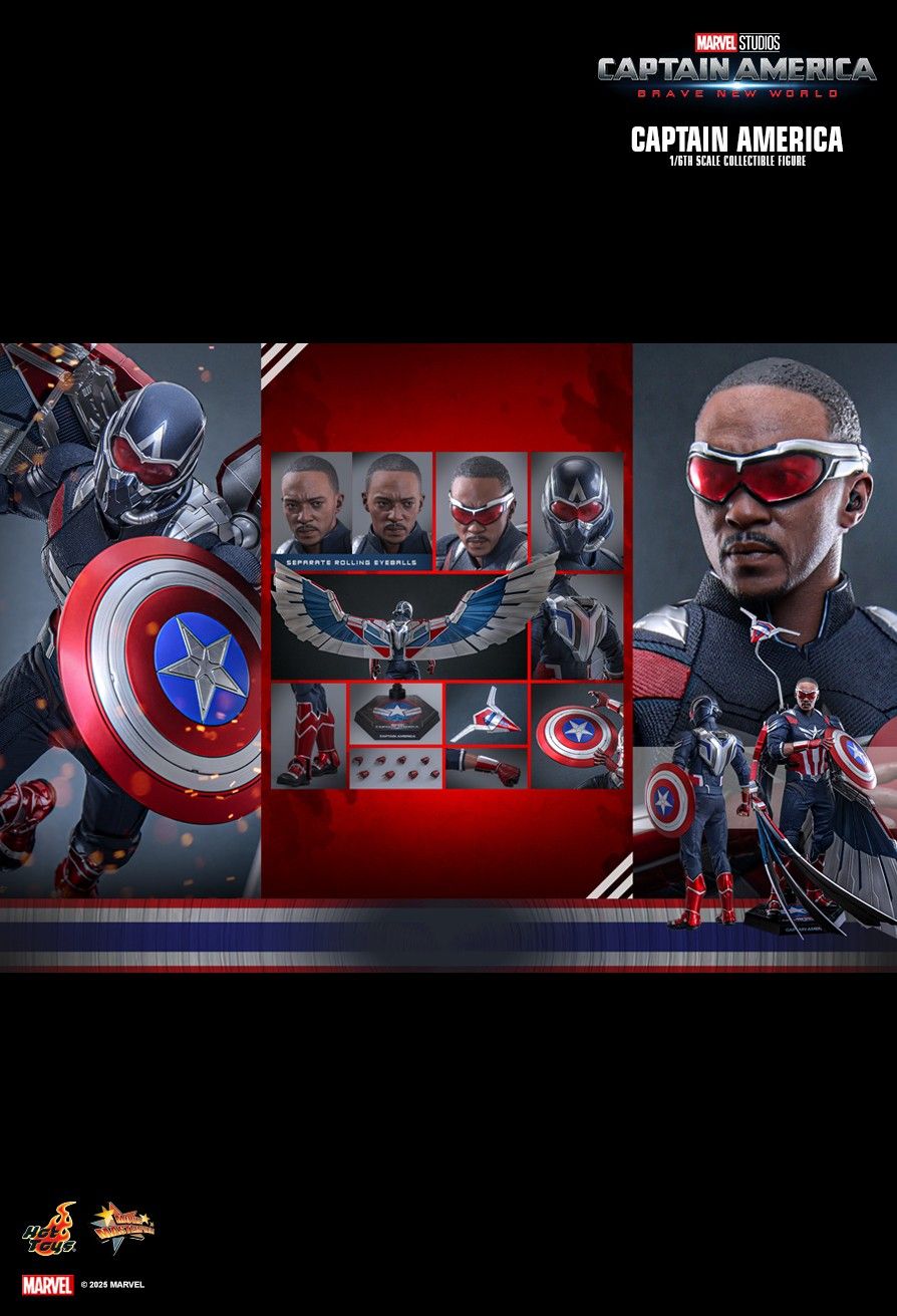 Hot Toys MMS779 - Marvel Comics - Captain America : Brave New World - Captain America