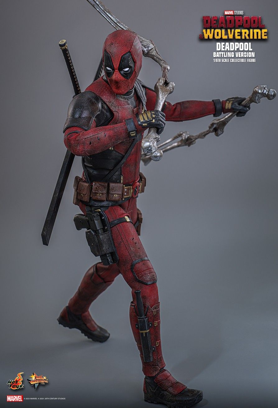 Hot Toys MMS782 - Marvel Comics - Deadpool & Wolverine - Deadpool Battling Version