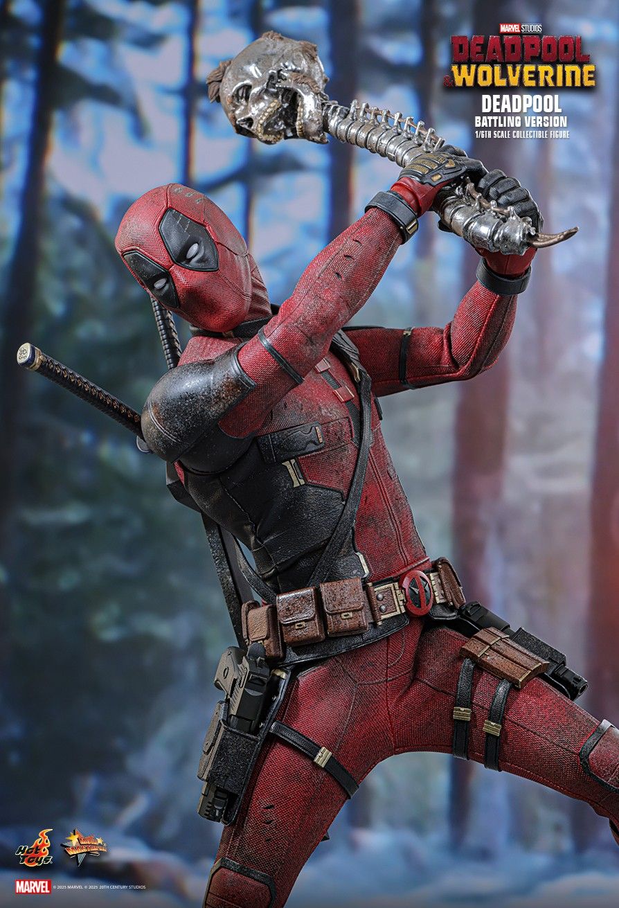 Hot Toys MMS782 - Marvel Comics - Deadpool & Wolverine - Deadpool Battling Version