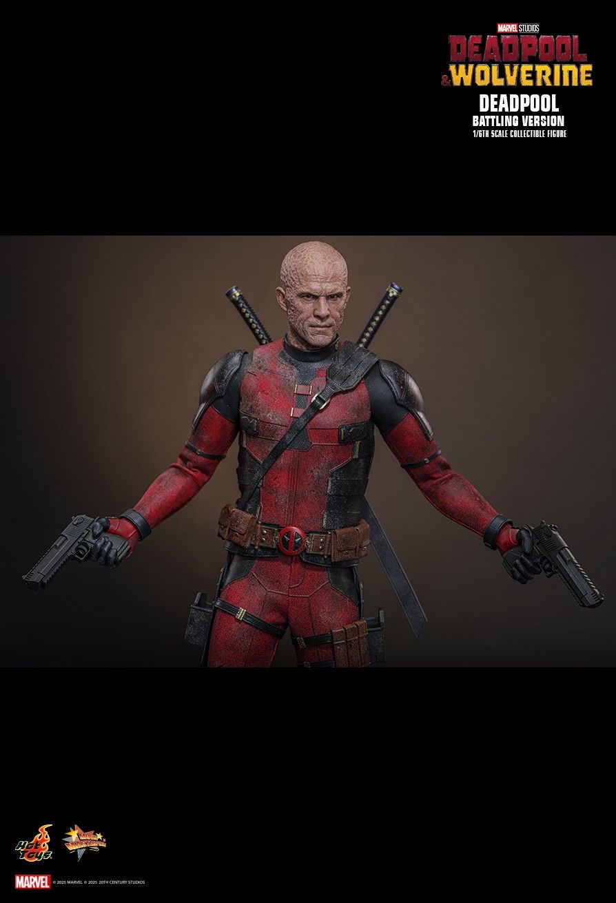 Hot Toys MMS782 - Marvel Comics - Deadpool & Wolverine - Deadpool Battling Version