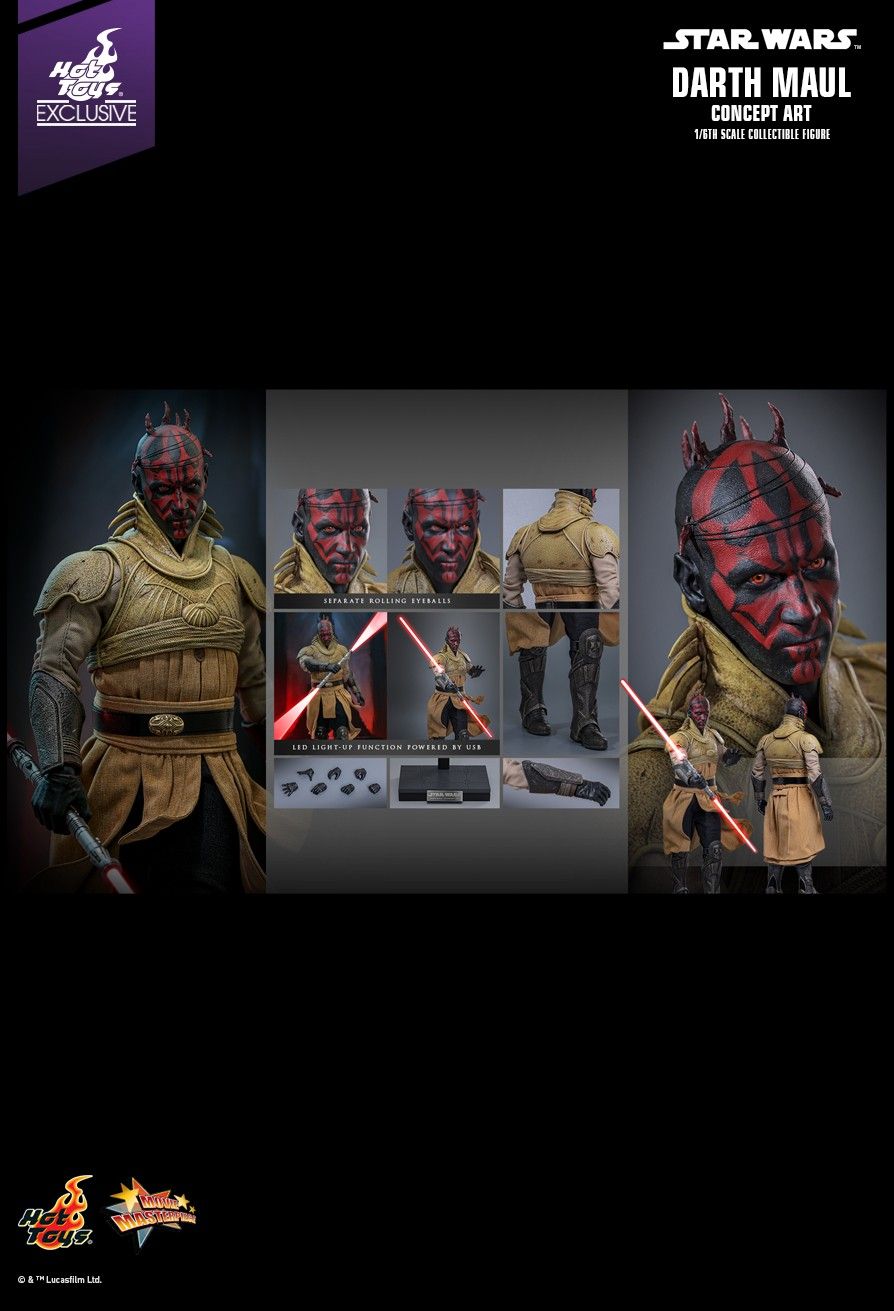 Hot Toys MMS778 - Star Wars : The Phantom Menace - Darth Maul Concept Art