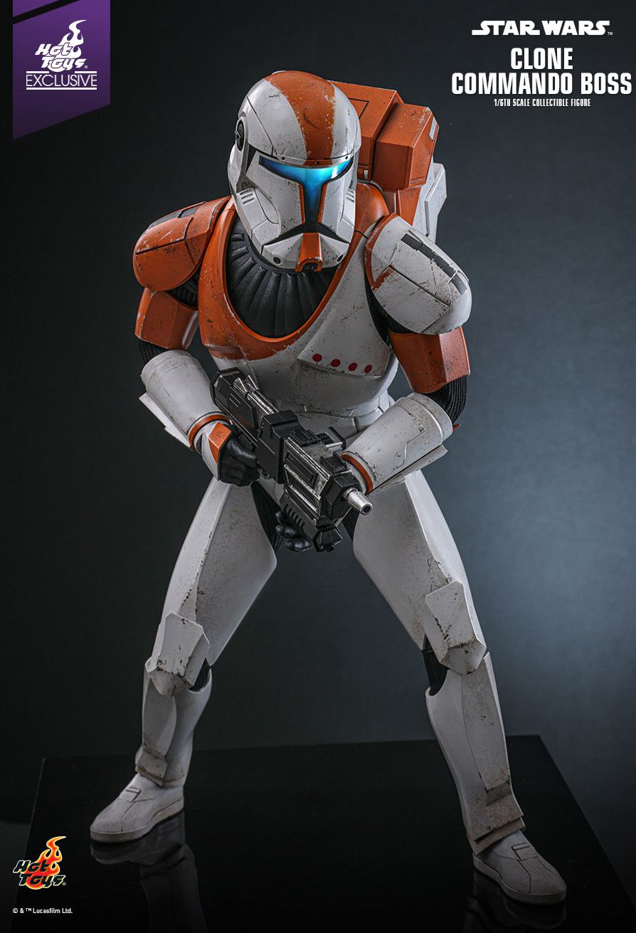 Hot Toys TMS151 - Star Wars : The Clone Wars - Clone Commando Boss
