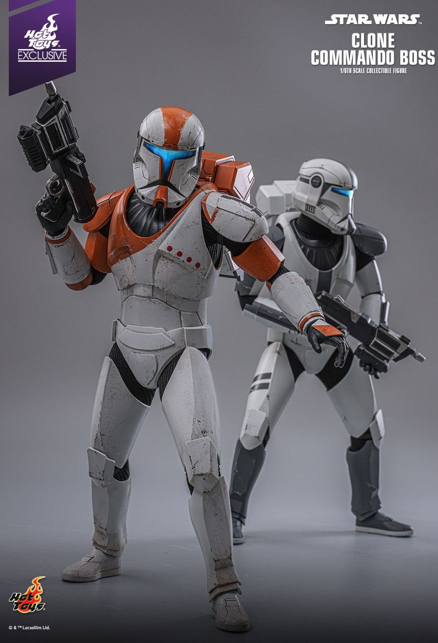 Hot Toys TMS151 - Star Wars : The Clone Wars - Clone Commando Boss