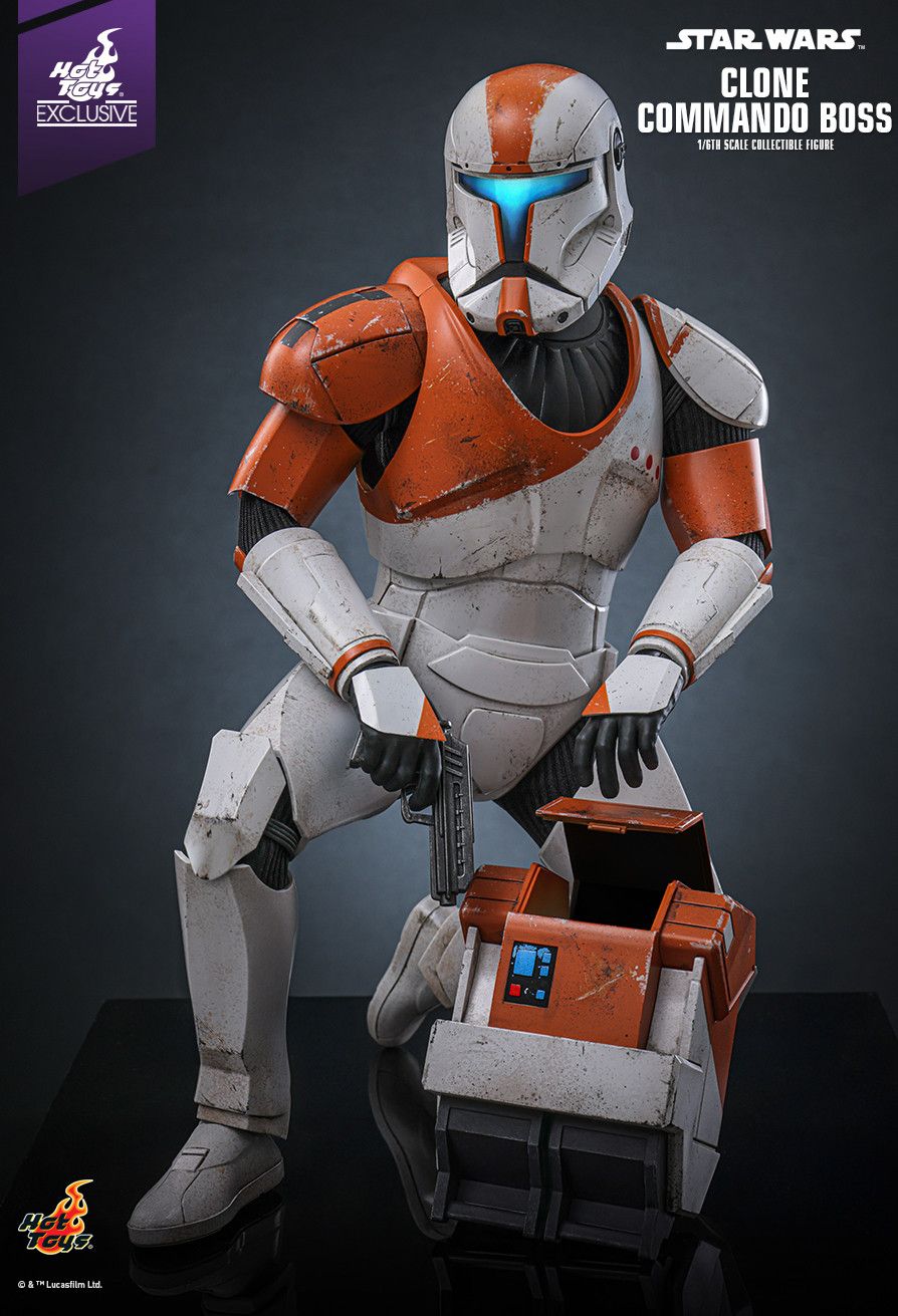 Hot Toys TMS151 - Star Wars : The Clone Wars - Clone Commando Boss