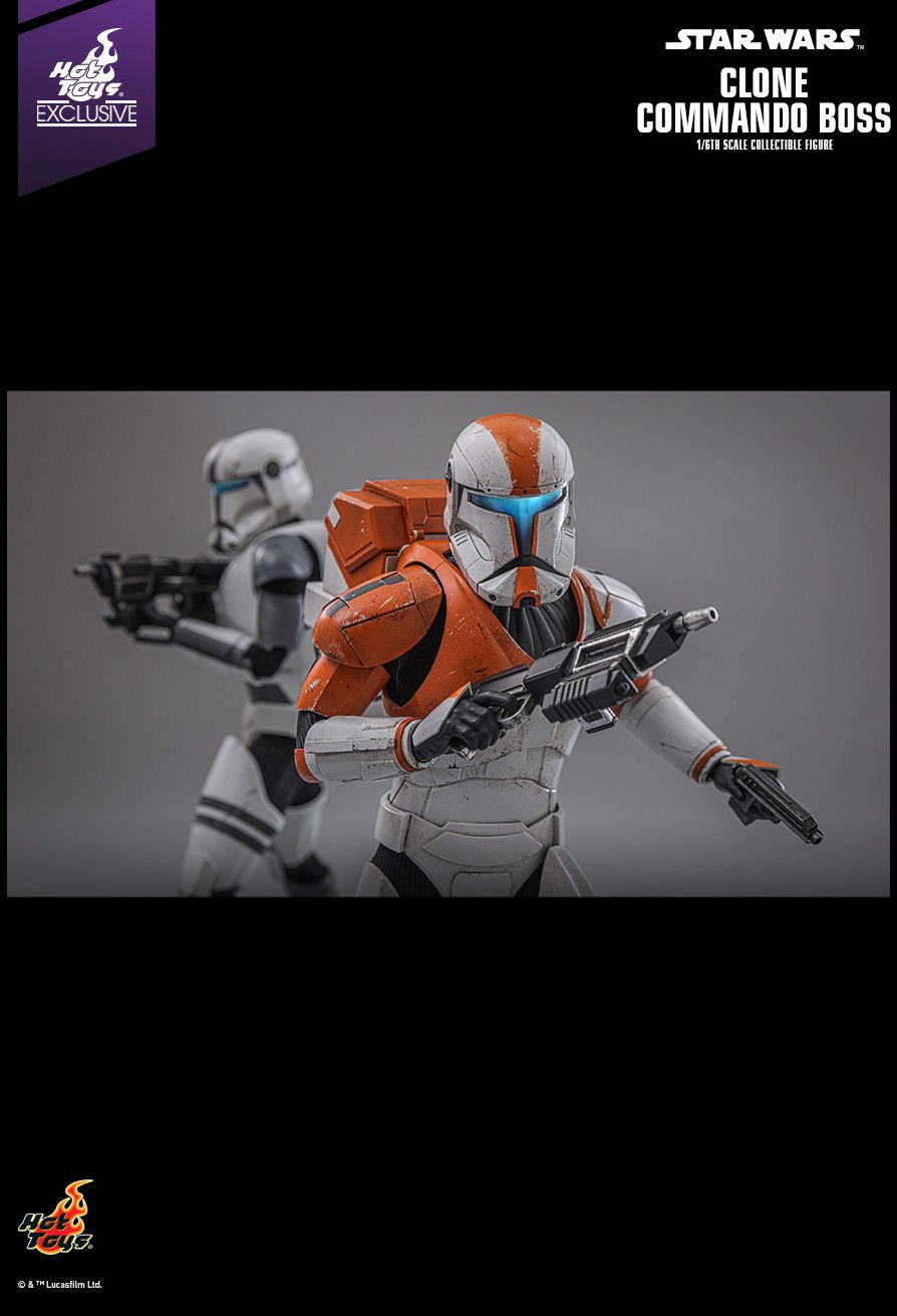 Hot Toys TMS151 - Star Wars : The Clone Wars - Clone Commando Boss