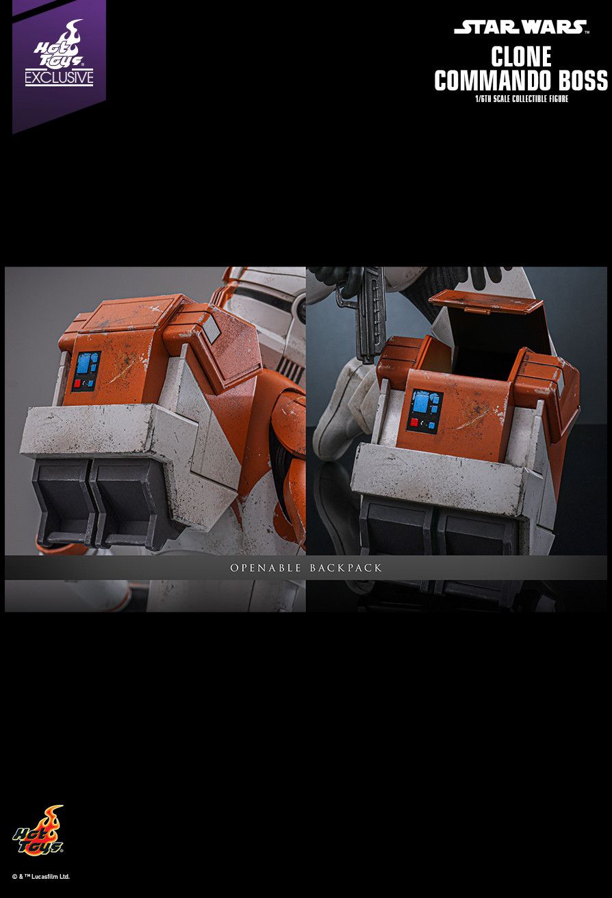 Hot Toys TMS151 - Star Wars : The Clone Wars - Clone Commando Boss