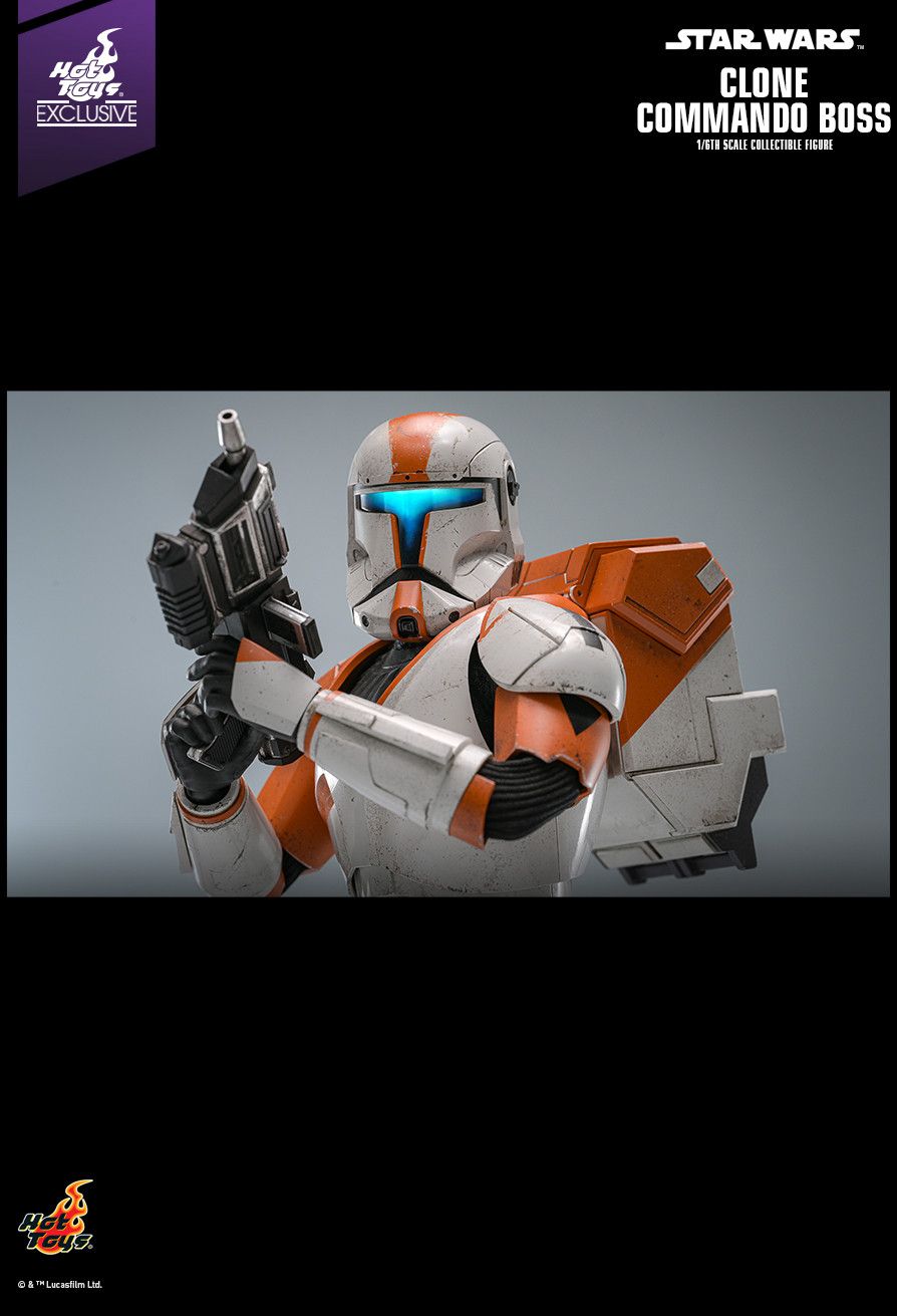 Hot Toys TMS151 - Star Wars : The Clone Wars - Clone Commando Boss