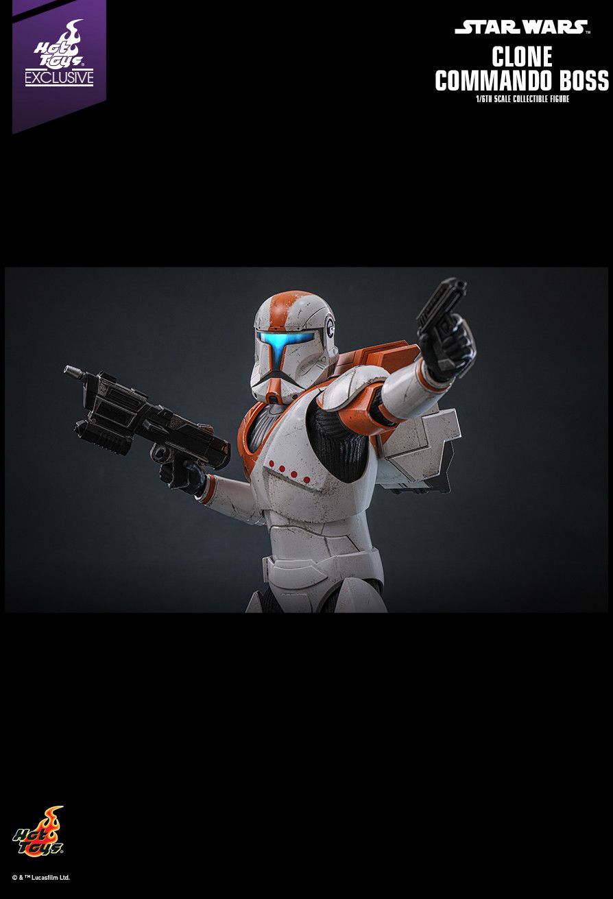 Hot Toys TMS151 - Star Wars : The Clone Wars - Clone Commando Boss