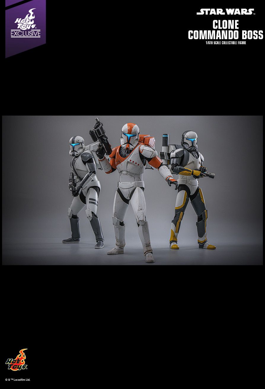 Hot Toys TMS151 - Star Wars : The Clone Wars - Clone Commando Boss