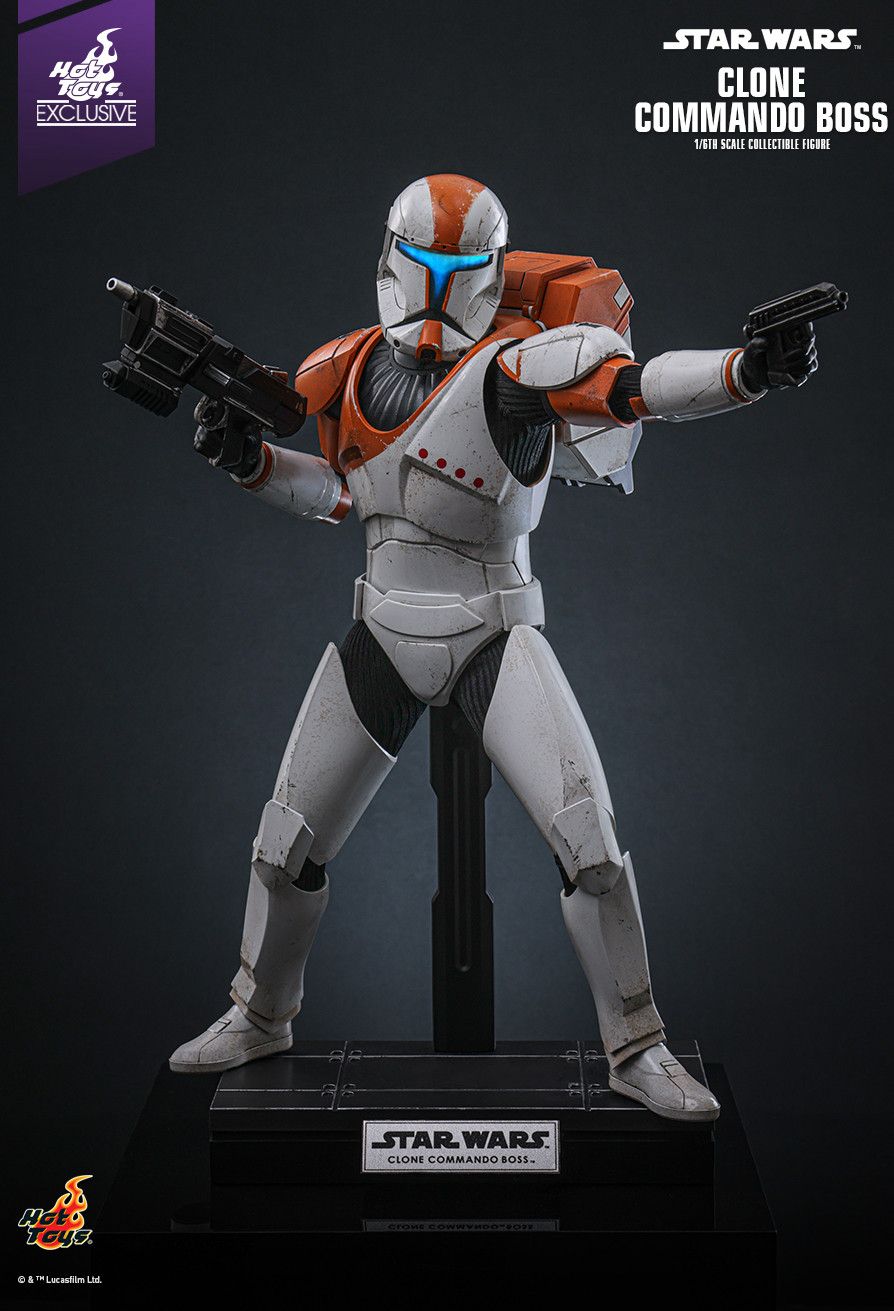 Hot Toys TMS151 - Star Wars : The Clone Wars - Clone Commando Boss