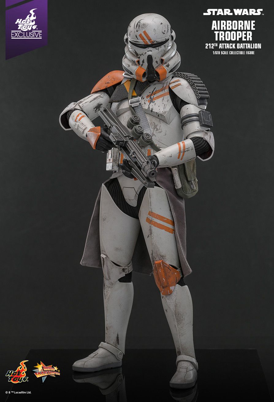 Hot Toys MMS794 - Star Wars : Revenge Of The Sith - Airborne Trooper 212TH Attack Battalion