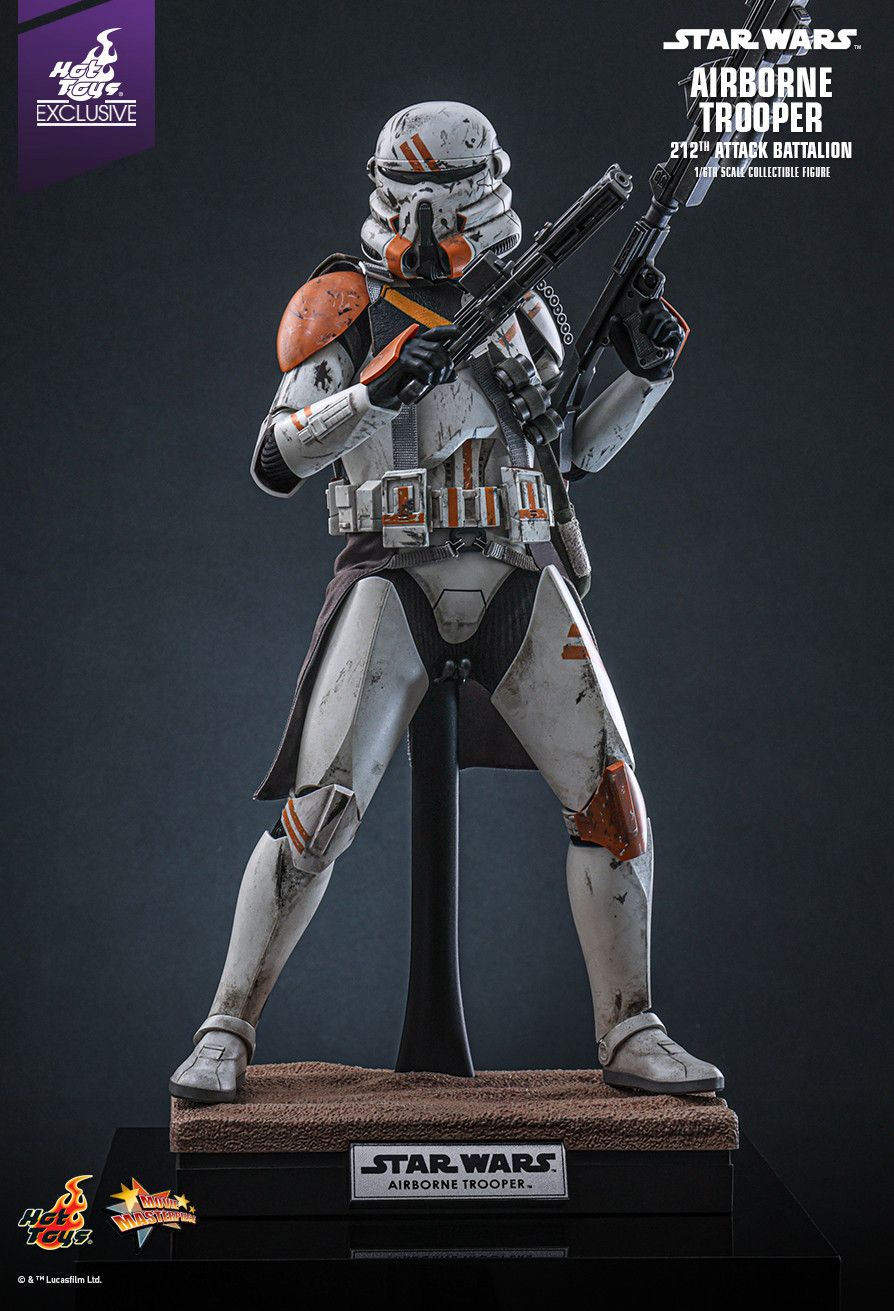 Hot Toys MMS794 - Star Wars : Revenge Of The Sith - Airborne Trooper 212TH Attack Battalion