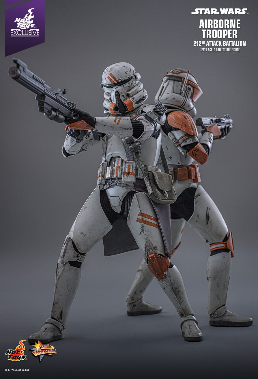 Hot Toys MMS794 - Star Wars : Revenge Of The Sith - Airborne Trooper 212TH Attack Battalion
